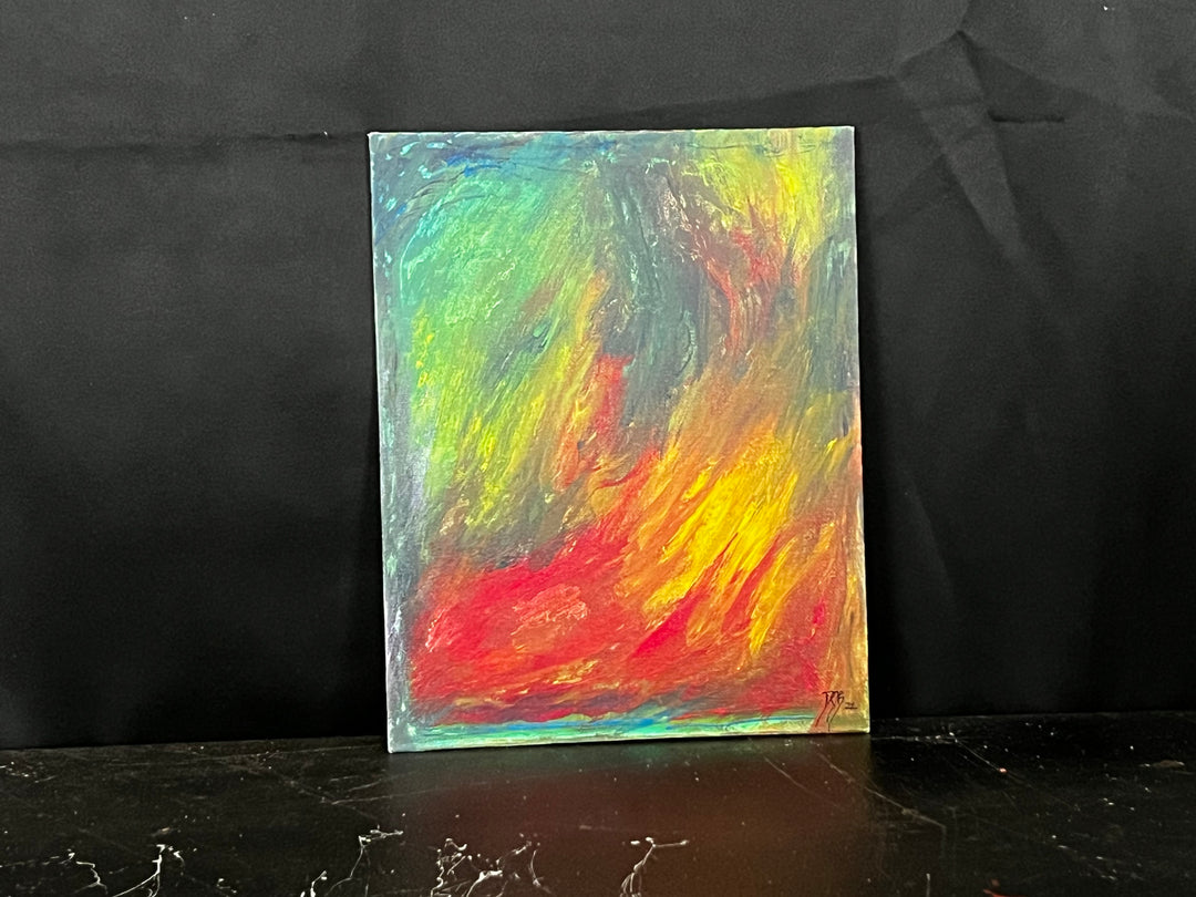 Ethereal flames - DJB ArtPainting, canvas, artwork, art, unique