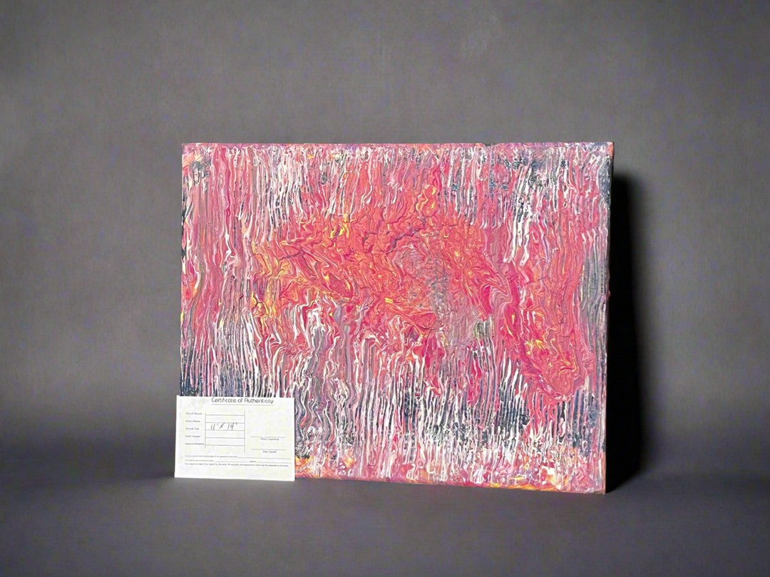 Blushing whisper - DJB ArtPainting, canvas, artwork, art, unique