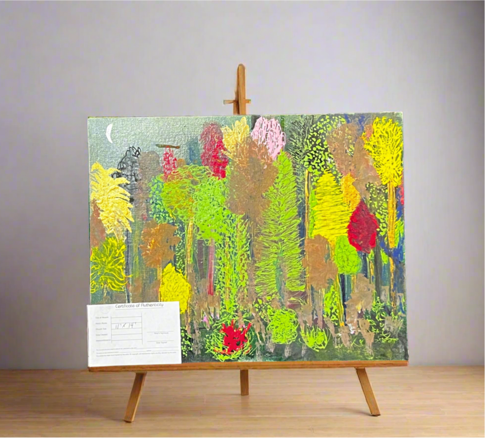 Enchanted woodland - DJB ArtPainting, canvas, artwork, art, unique