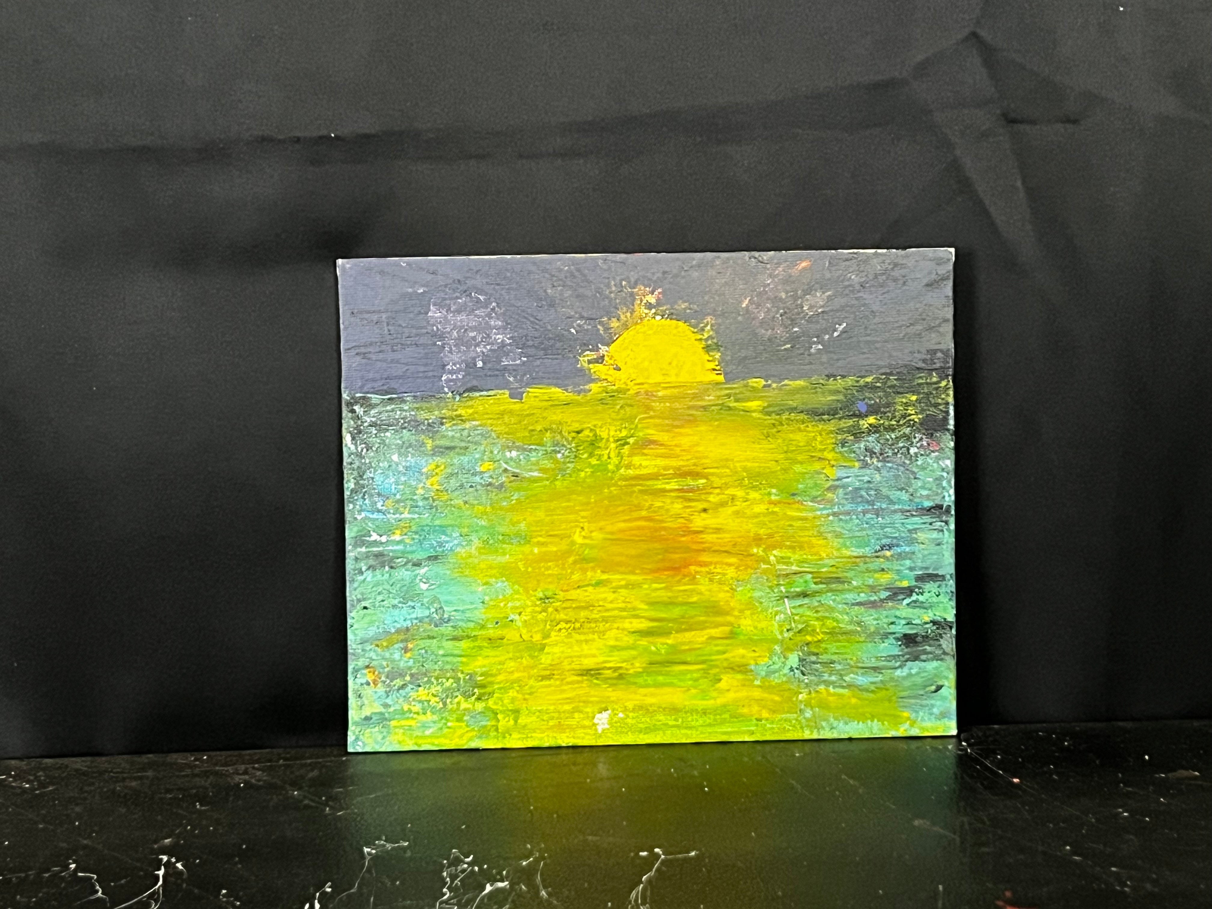 Sunset reflection - DJB ArtPainting, canvas, artwork, art, unique