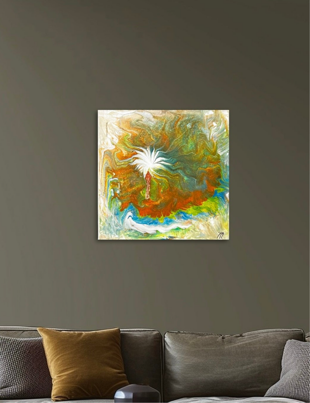 Eruption of Eden - DJB ArtPainting, canvas, artwork, art, unique