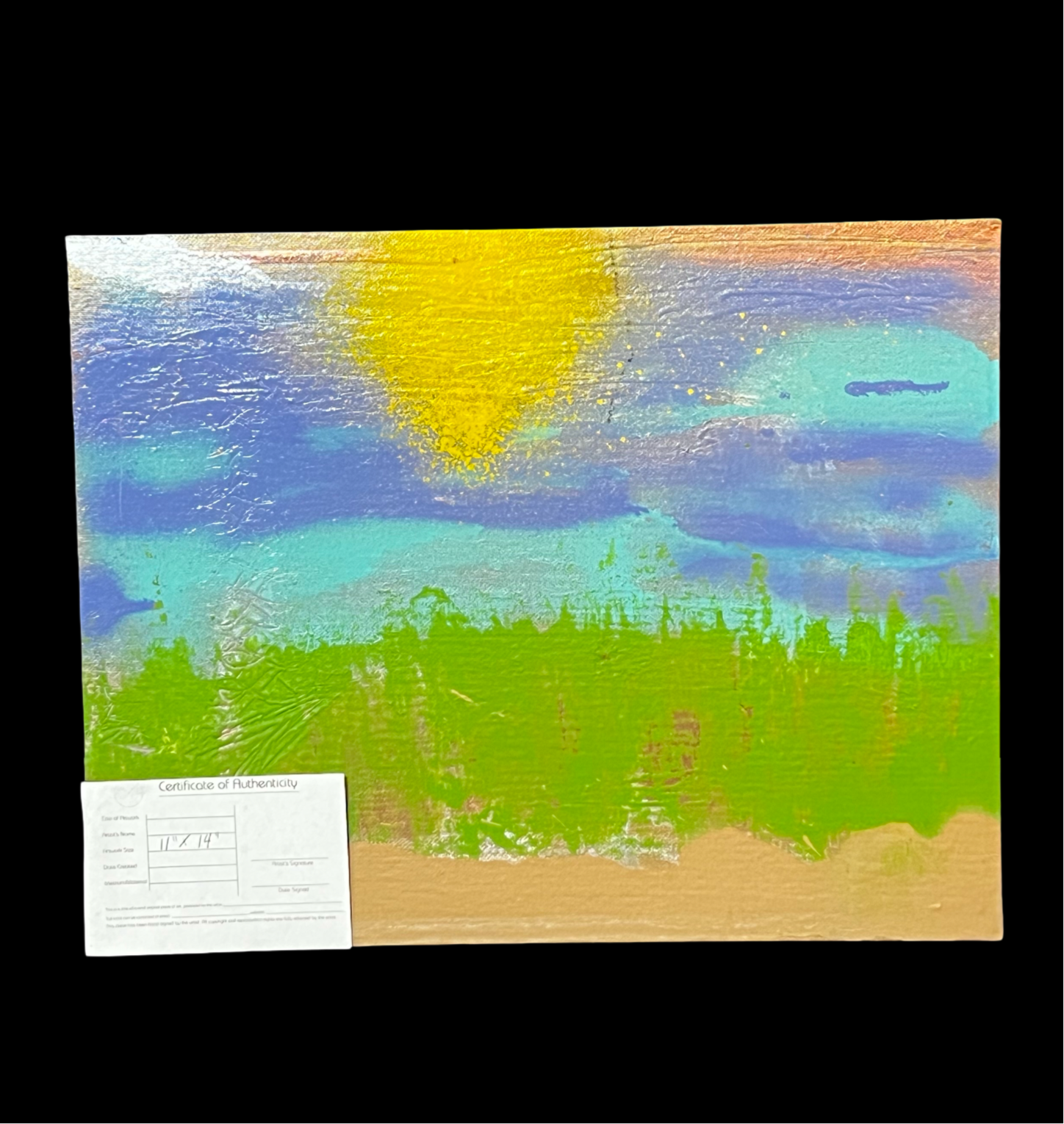 Sunny serenity - DJB ArtPainting, canvas, artwork, art, unique