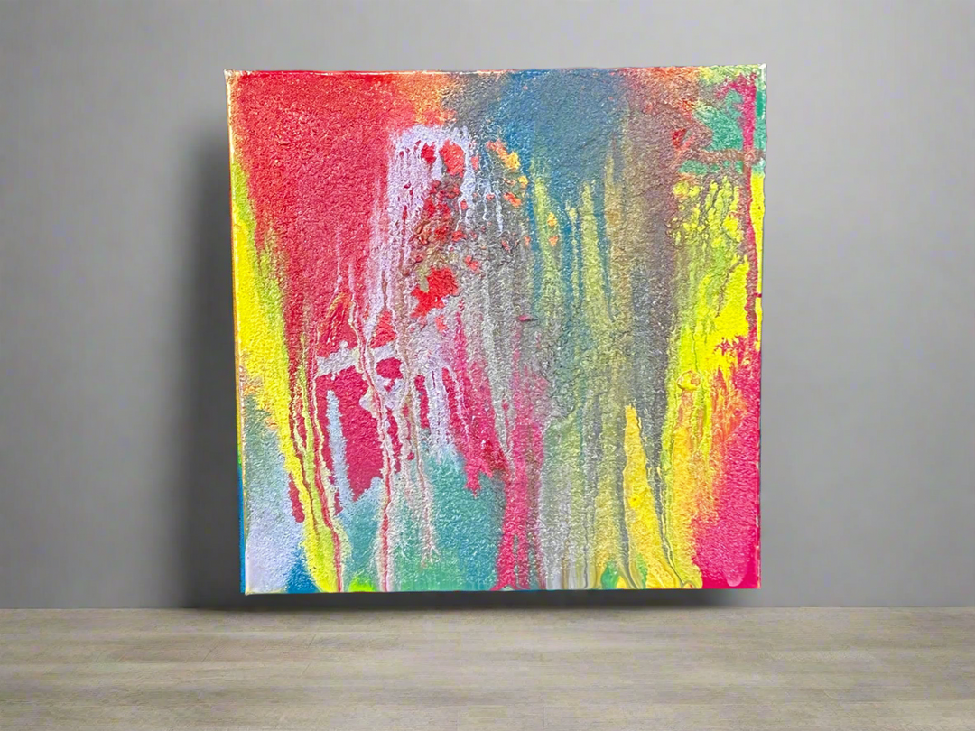 Chromatic cascade - DJB ArtPainting, canvas, artwork, art, unique