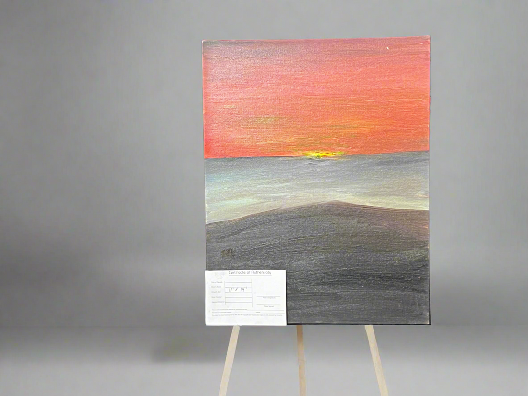 Desert twilight - DJB ArtPainting, canvas, artwork, art, unique