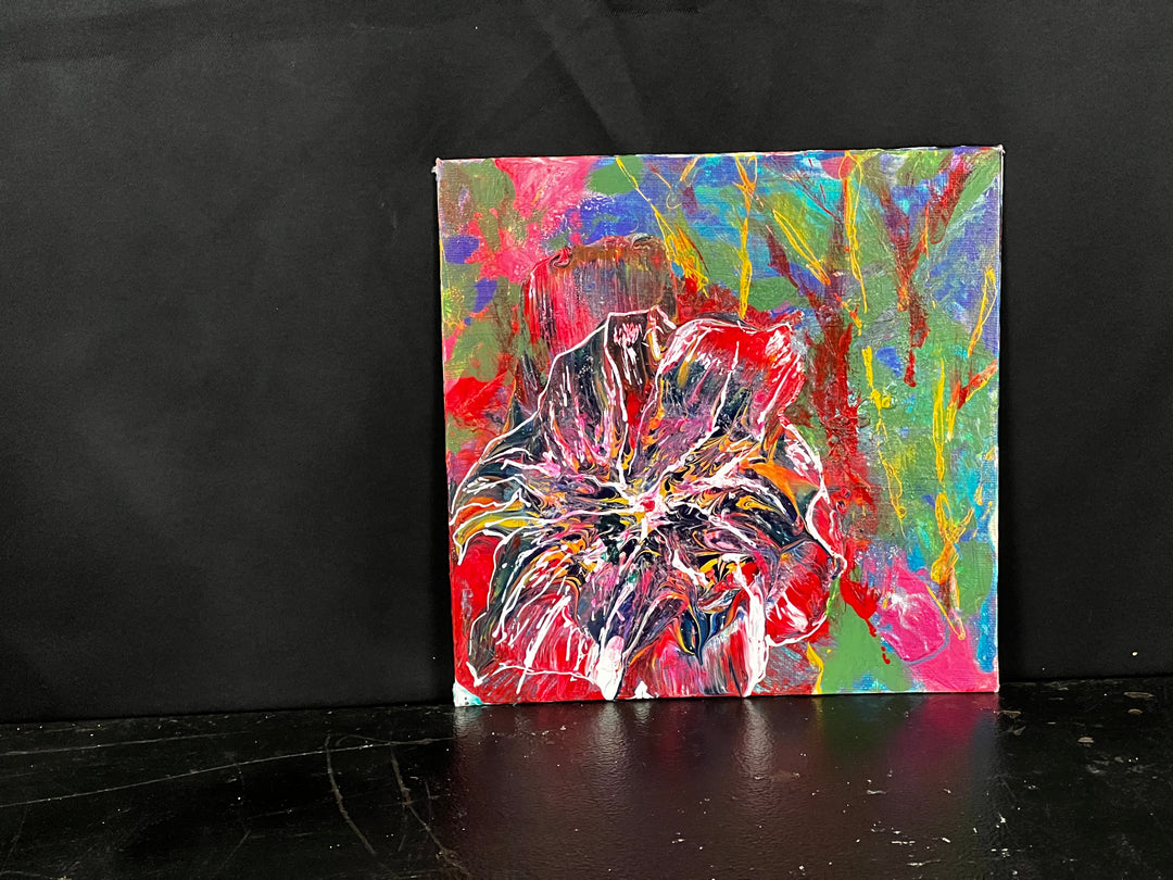 Floral explosion - DJB ArtPainting, canvas, artwork, art, unique