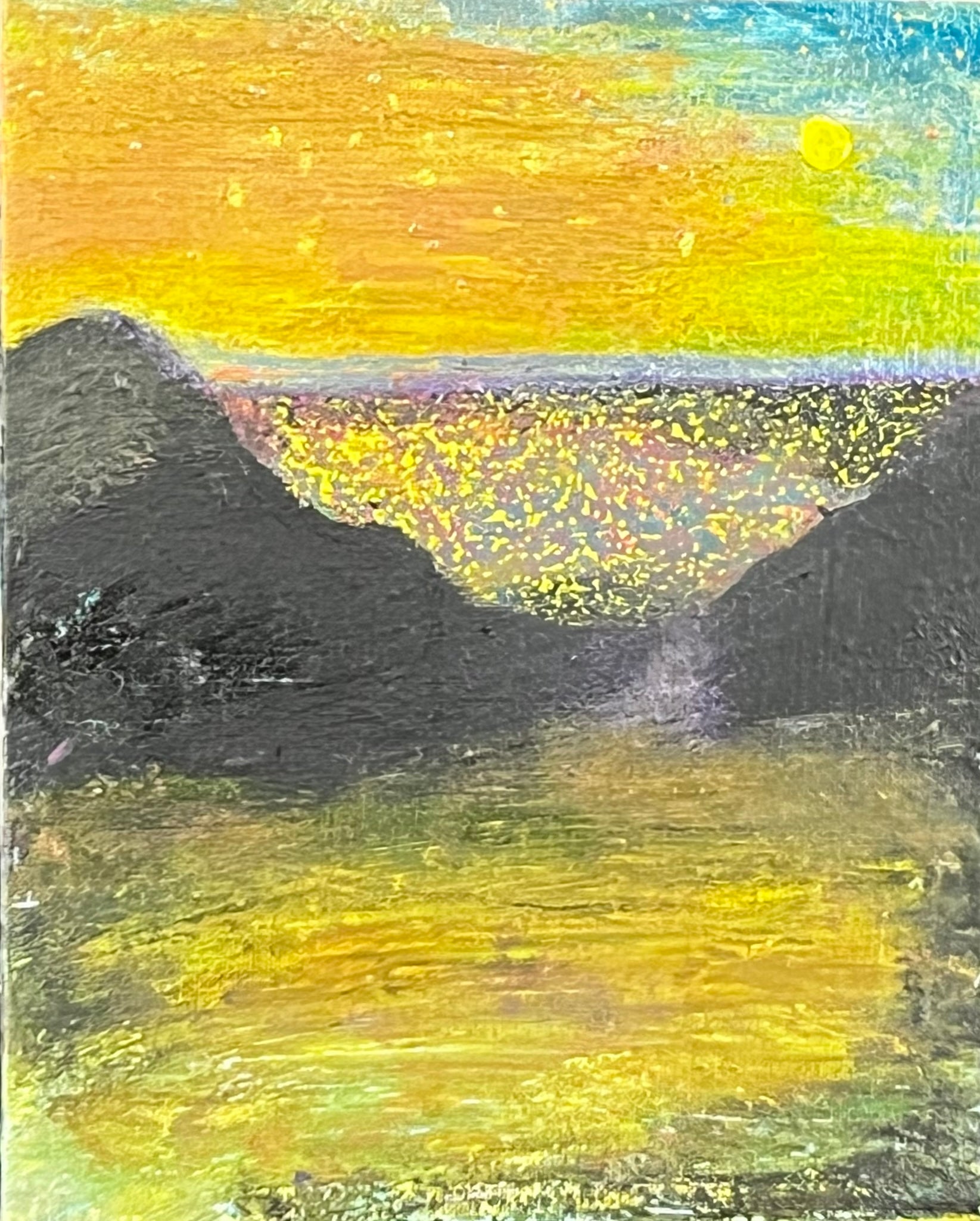 Twilight glow - DJB ArtPainting, canvas, artwork, art, unique