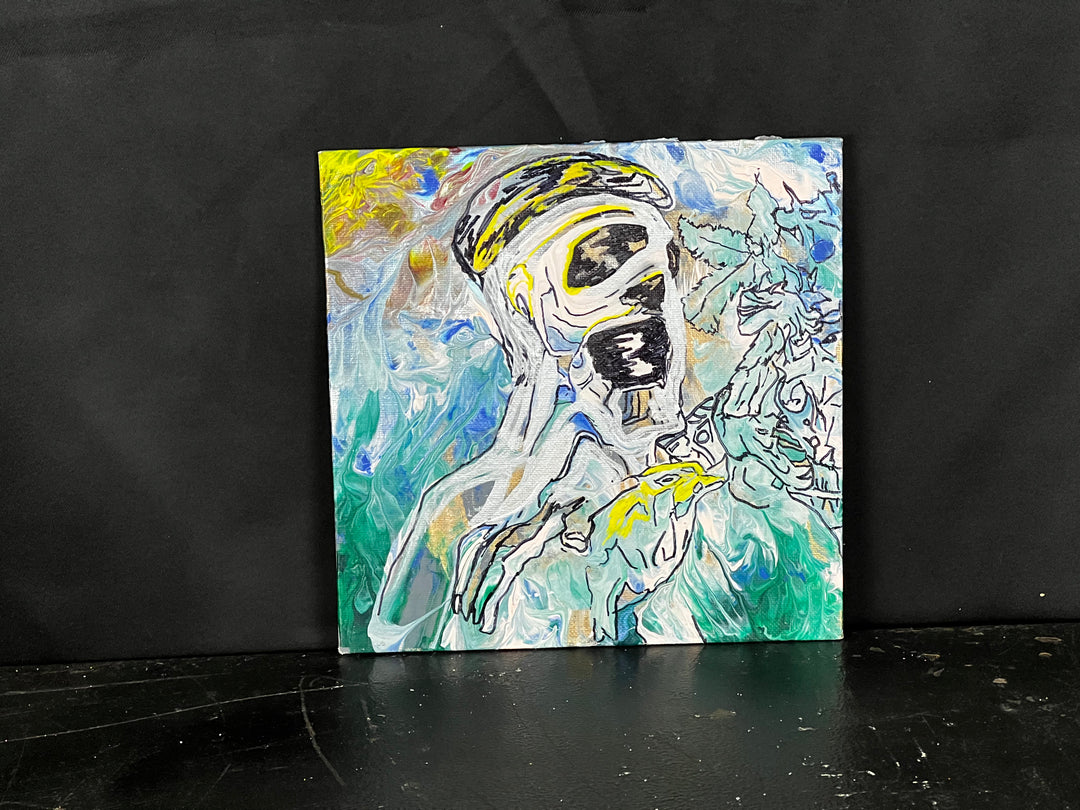 Masked reflection - DJB ArtPainting, canvas, artwork, art, unique