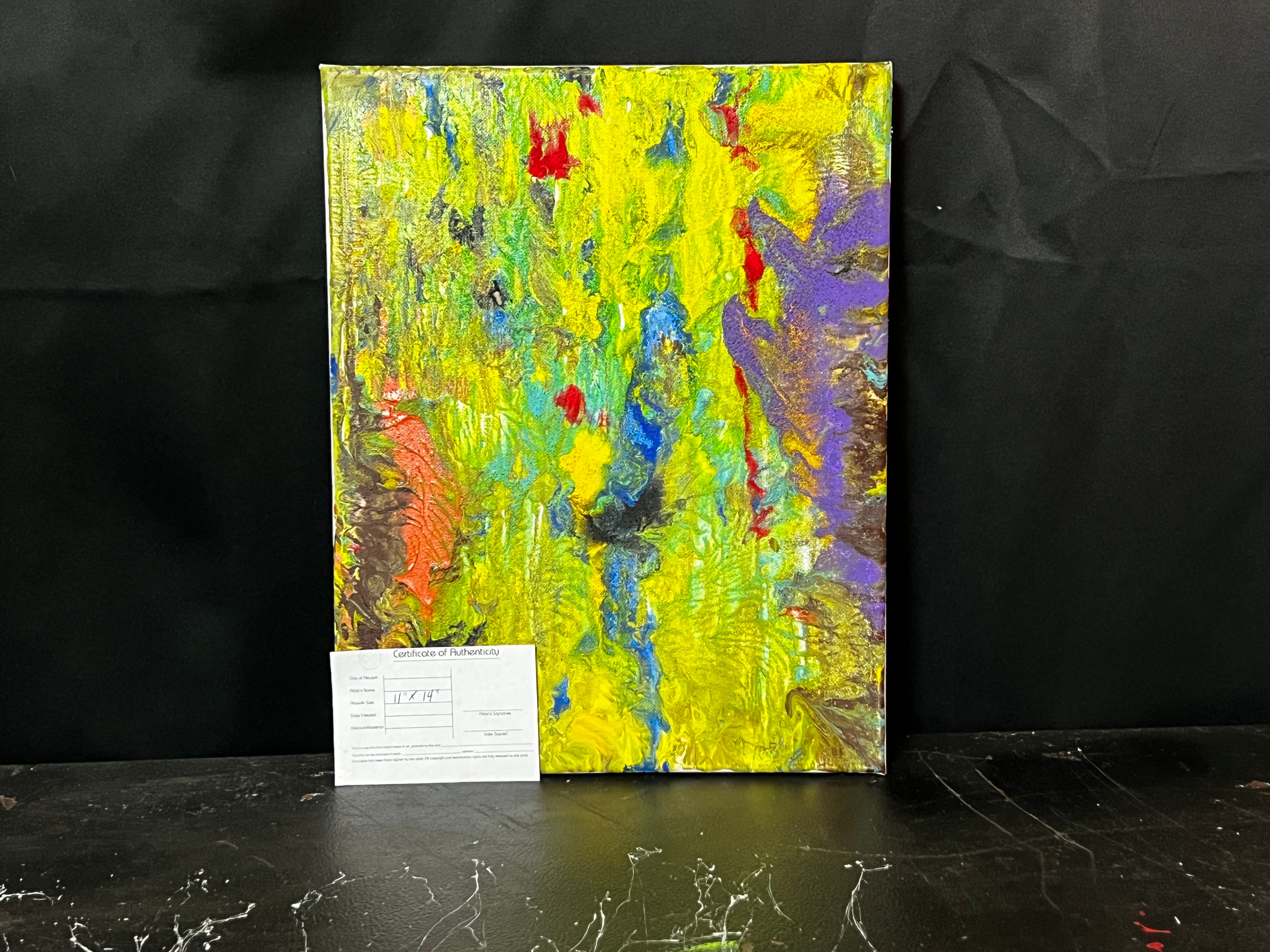 vibrant wilderness - DJB ArtPainting, canvas, artwork, art, unique