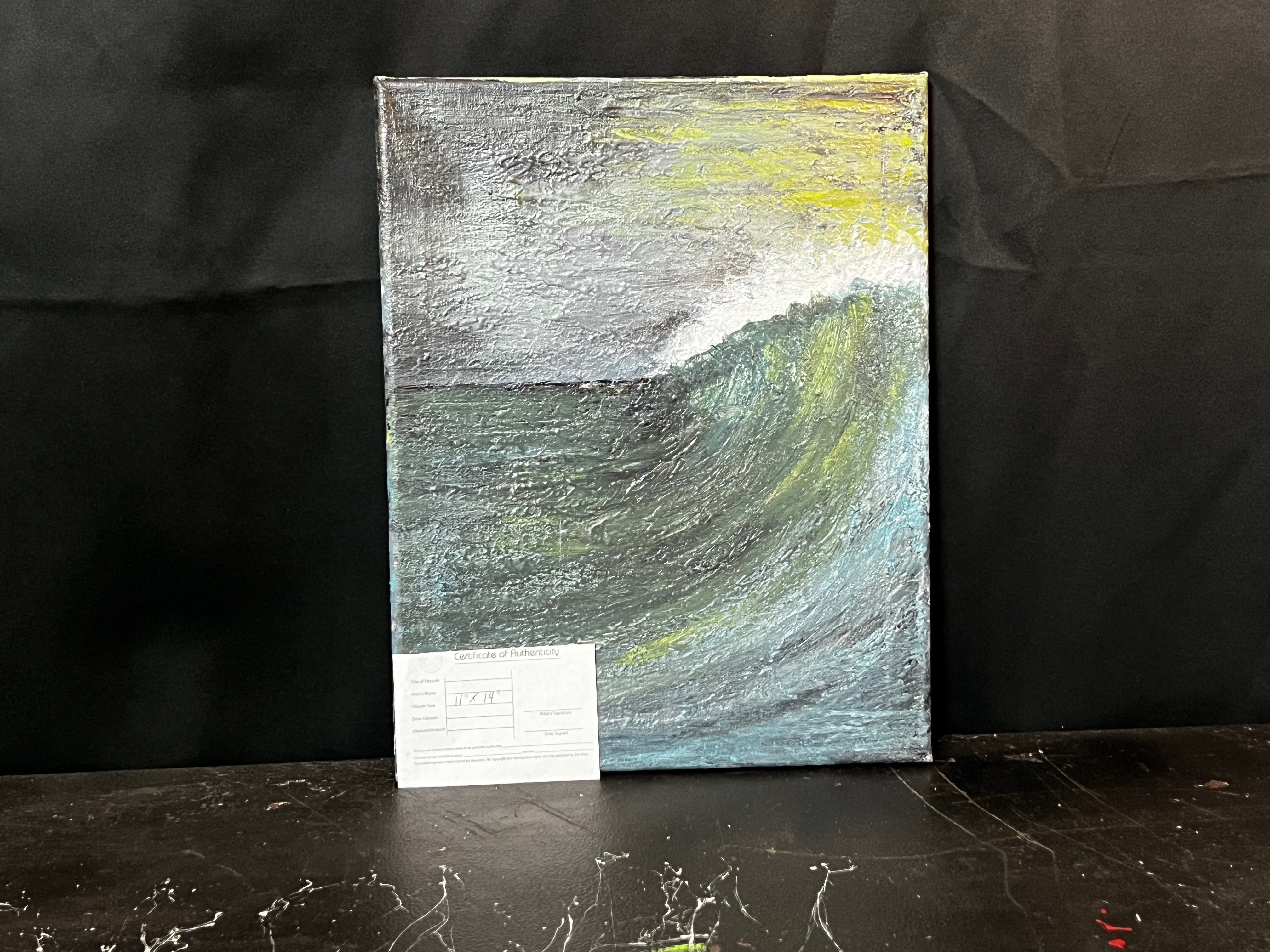 oceans embrace - DJB ArtPainting, canvas, artwork, art, unique