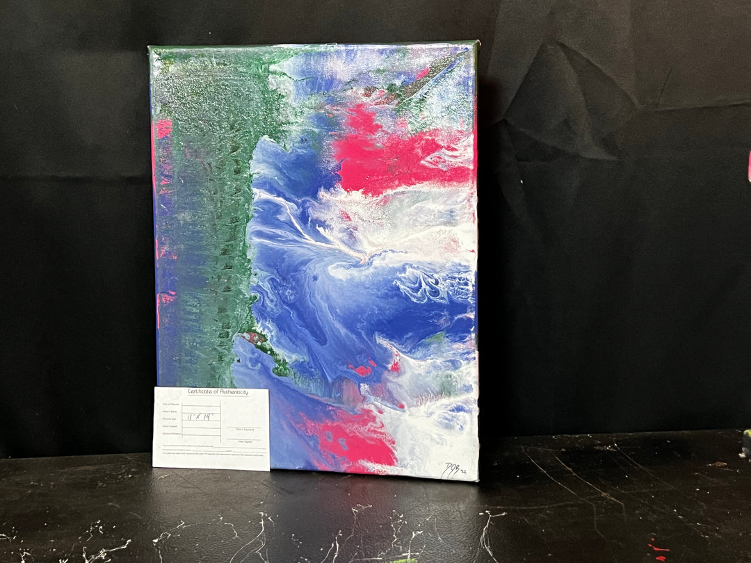 oceans  dance - DJB ArtPainting, canvas, artwork, art, unique