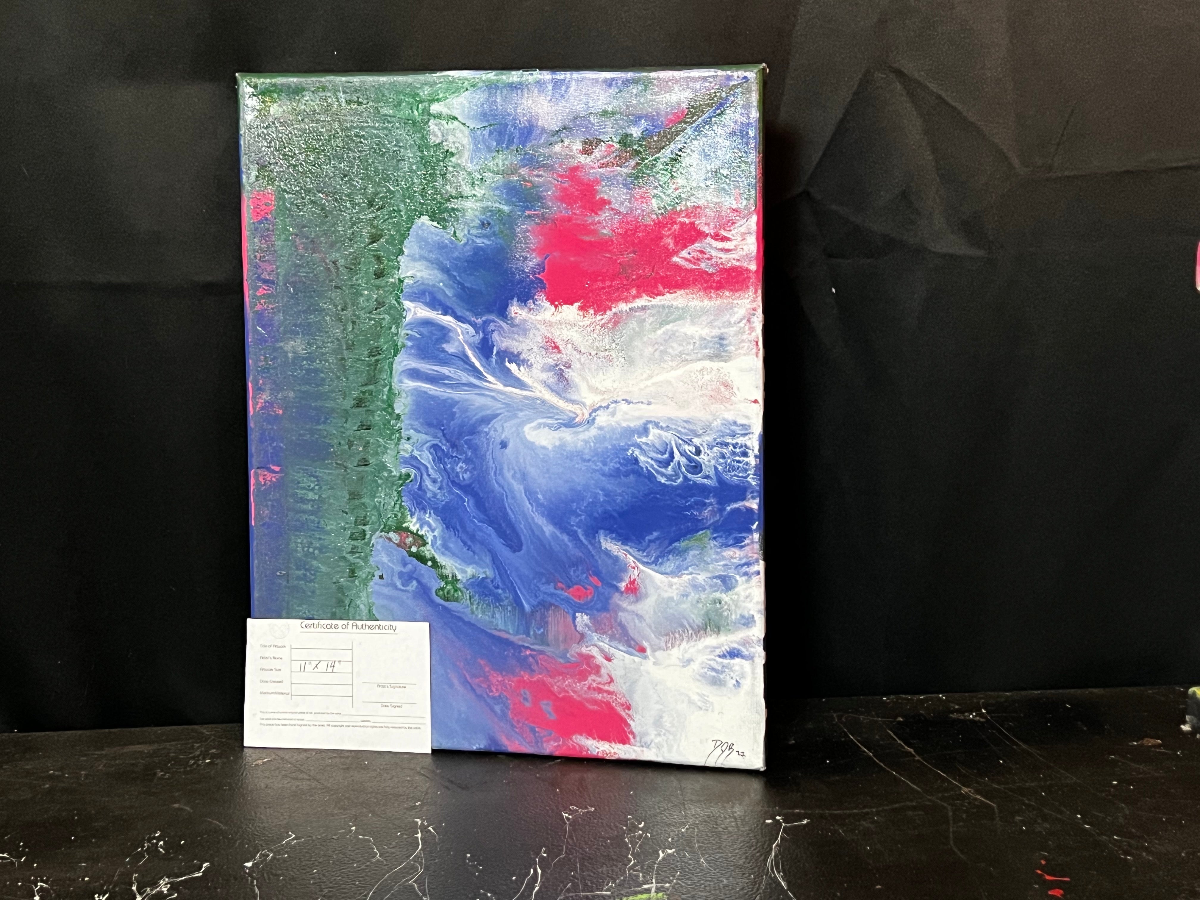 oceans  dance - DJB ArtPainting, canvas, artwork, art, unique