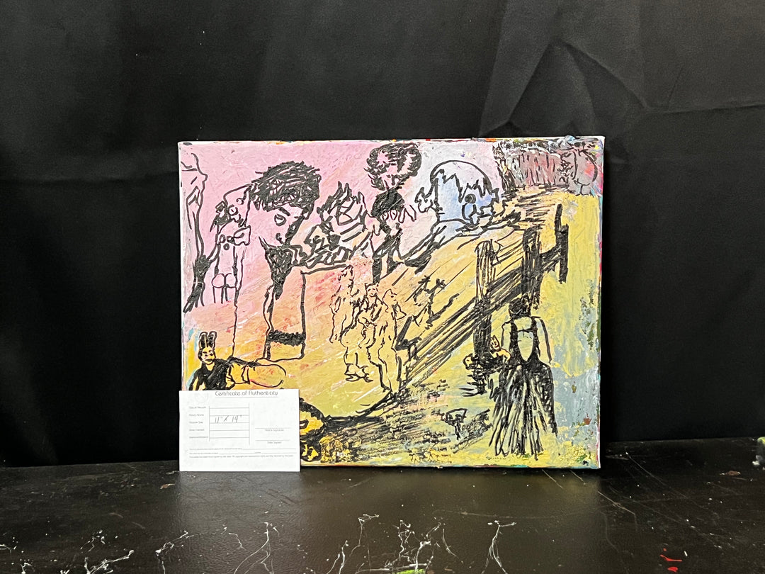 The Dance of Shadows and Light - DJB ArtPainting, canvas, artwork, art, unique