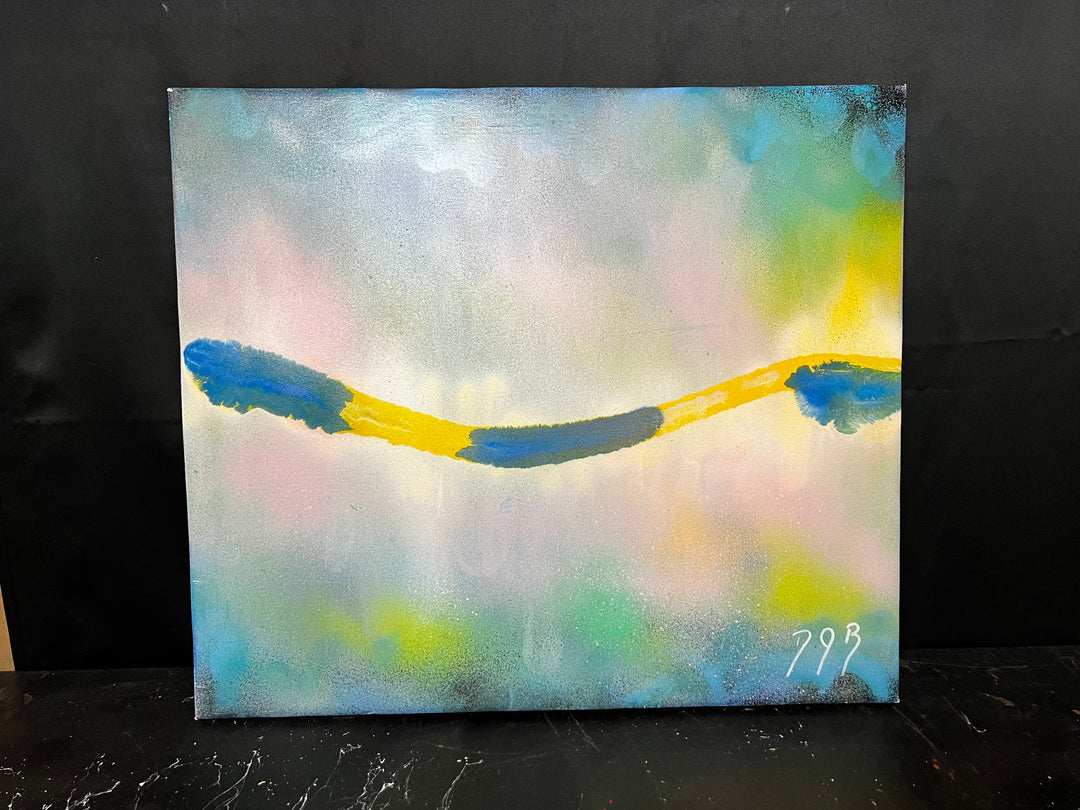Zen flow - DJB ArtPainting, canvas, artwork, art, unique