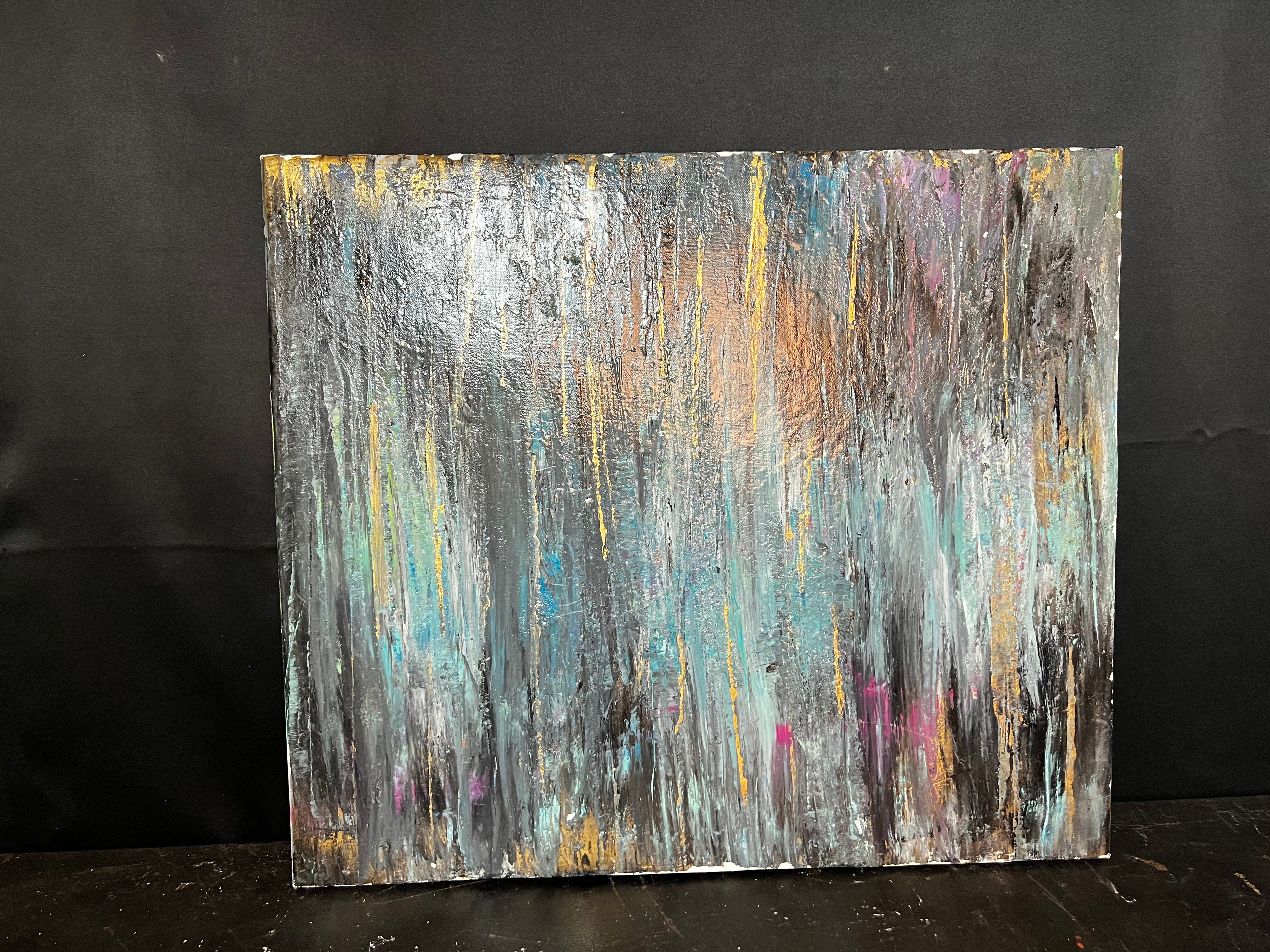 Mystic rain - DJB ArtPainting, canvas, artwork, art, unique