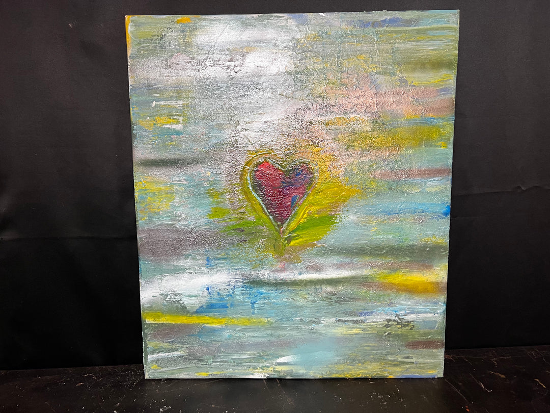 The heart remains - DJB ArtPainting, canvas, artwork, art, unique