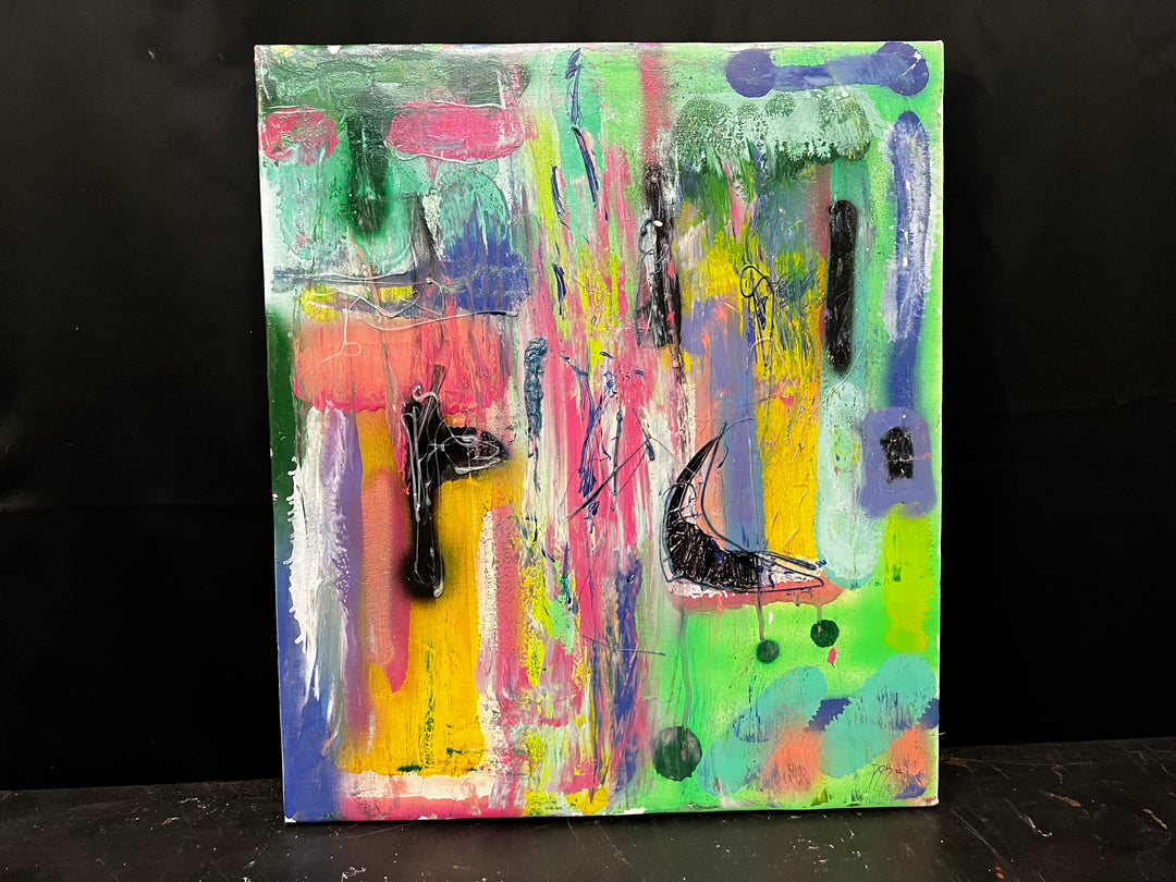 Urban Rhapsody - DJB ArtPainting, canvas, artwork, art, unique