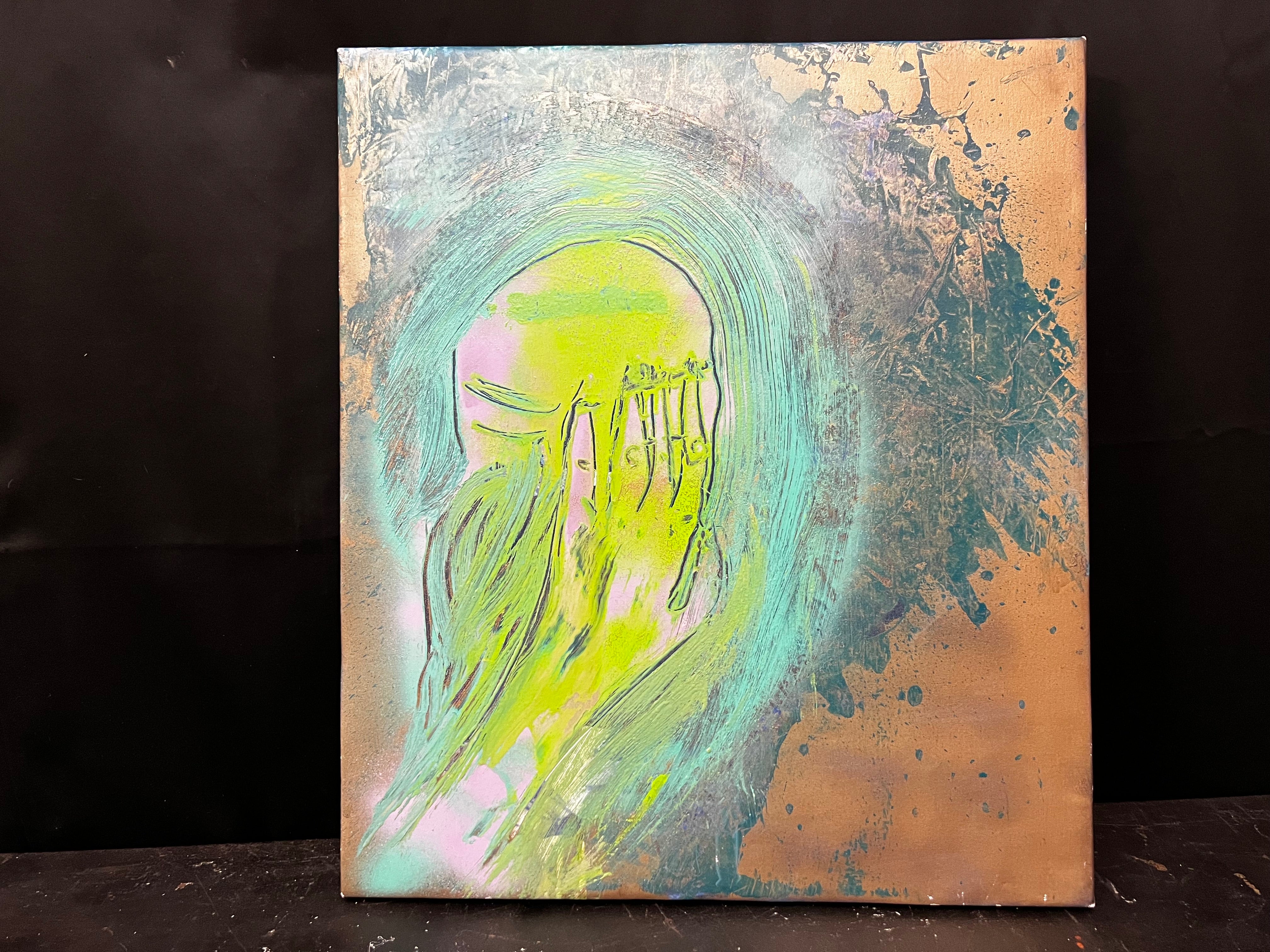 Ethereal bloom - DJB ArtPainting, canvas, artwork, art, unique