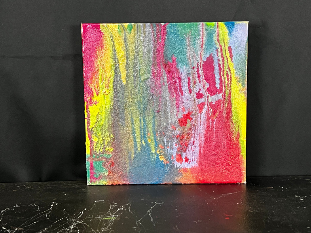 Dripping colors - DJB ArtPainting, canvas, artwork, art, unique