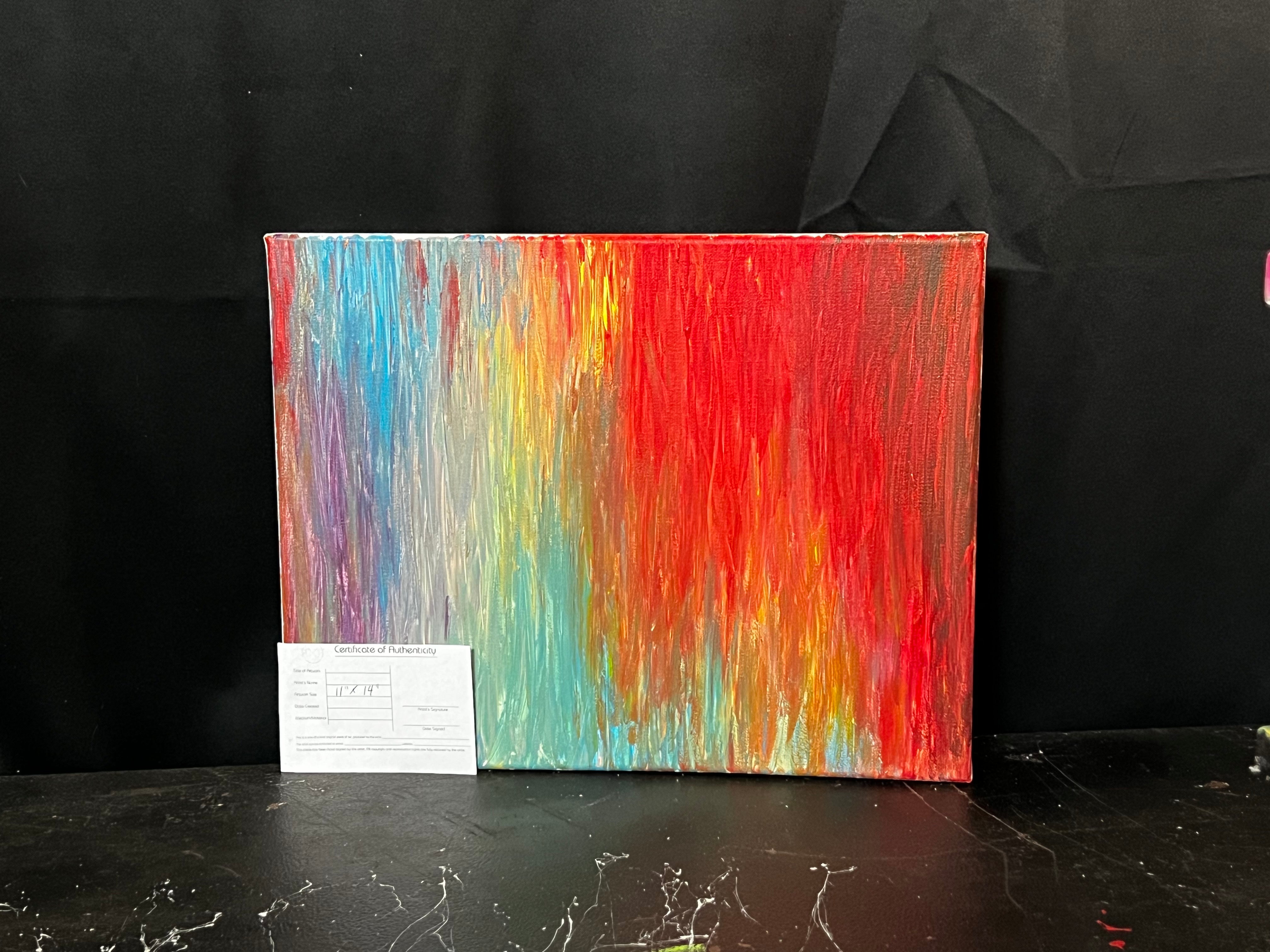 Radiant spectrum - DJB ArtPainting, canvas, artwork, art, unique
