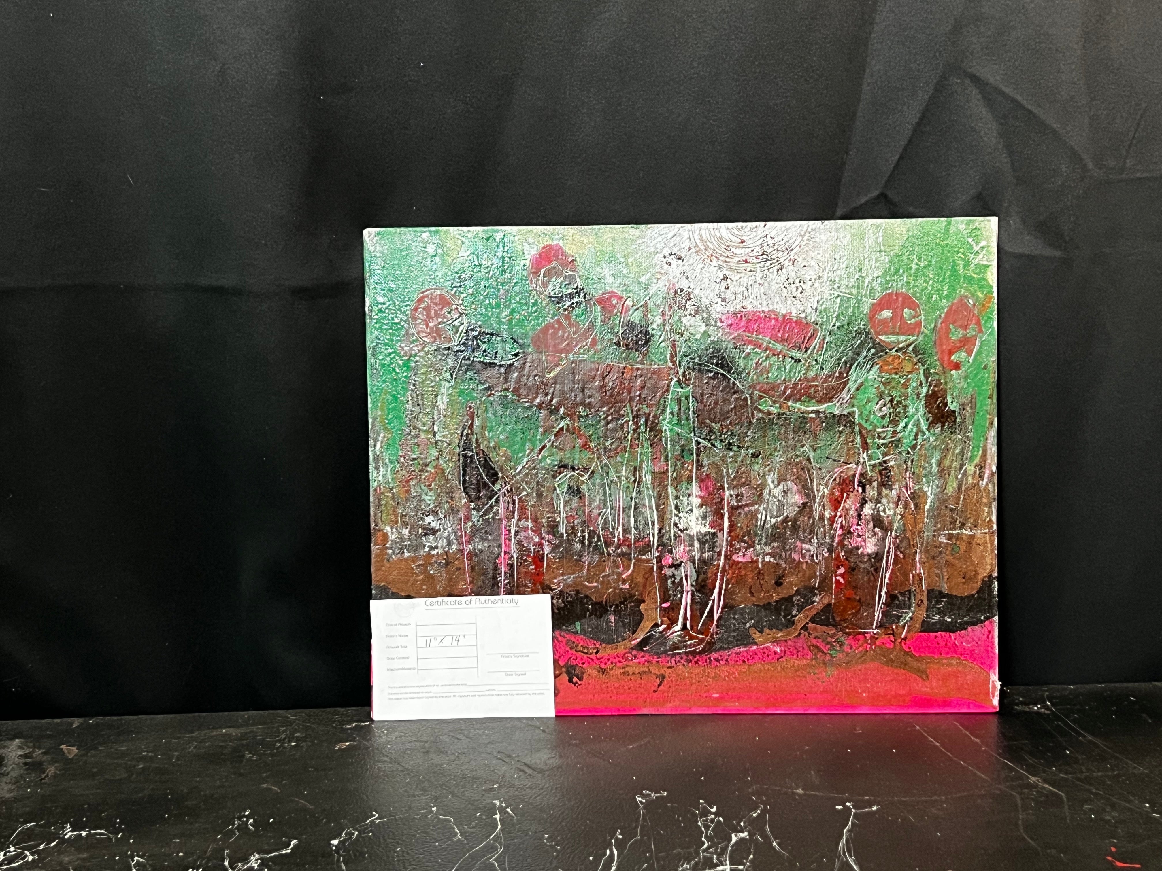 Gathering of souls - DJB ArtPainting, canvas, artwork, art, unique