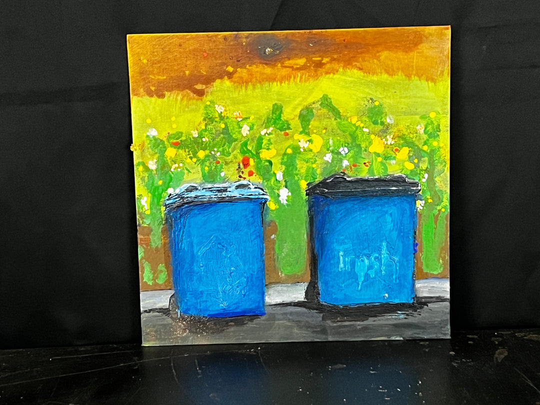 Curbside harmony - DJB ArtPainting, canvas, artwork, art, unique