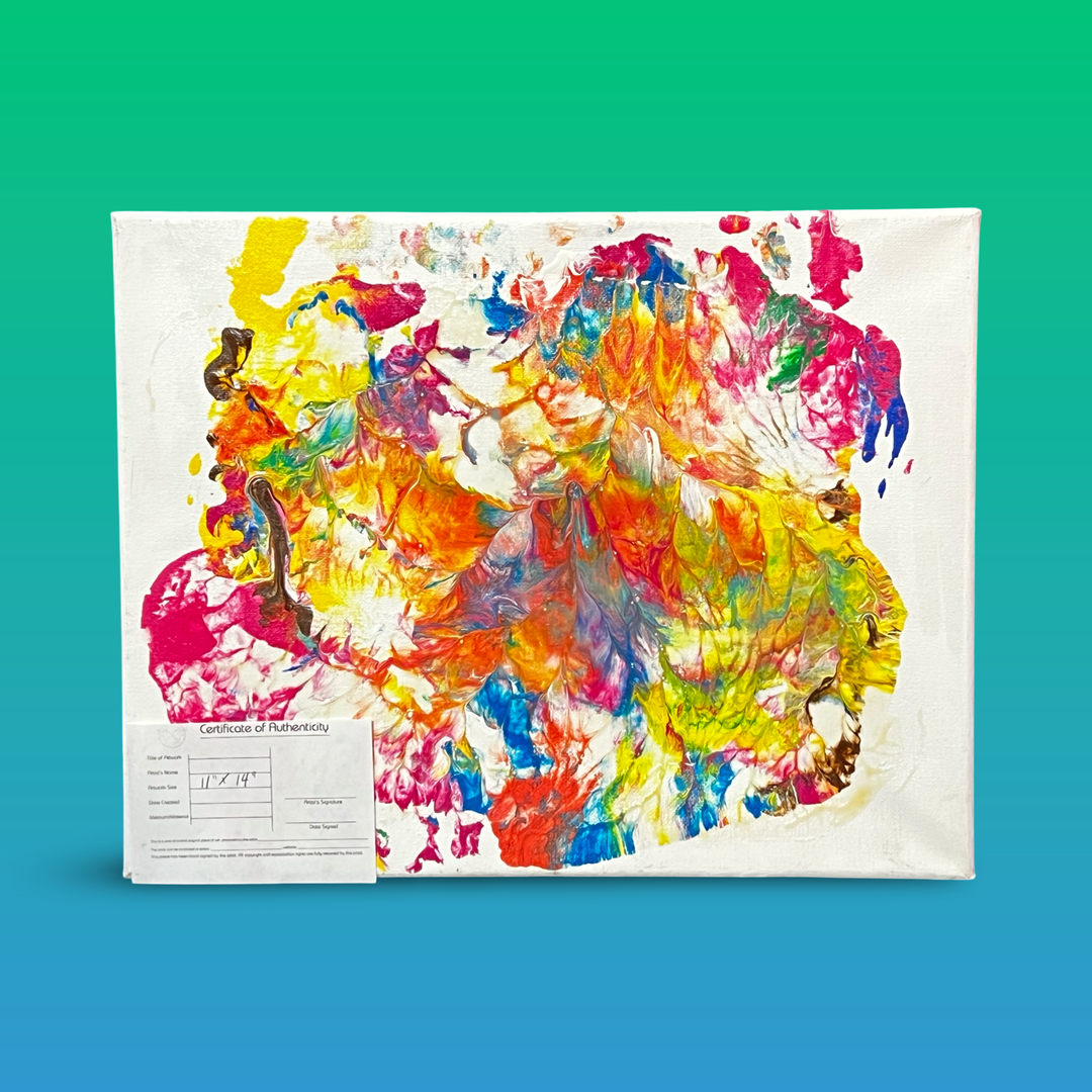 vibrant explosion - DJB ArtPainting, canvas, artwork, art, unique