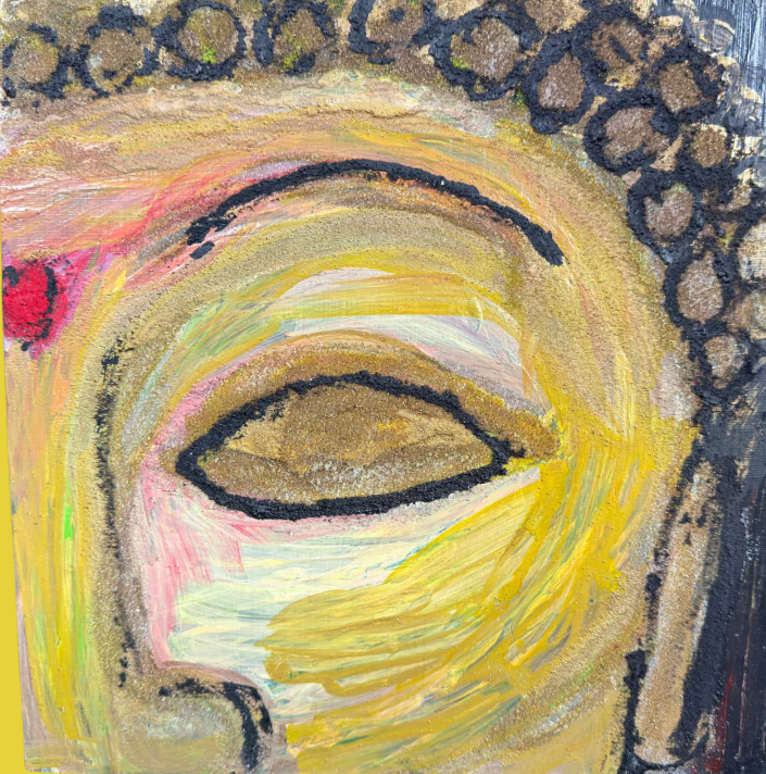 Buddha’s Tranquil Gaze - DJB ArtPainting, canvas, artwork, art, unique