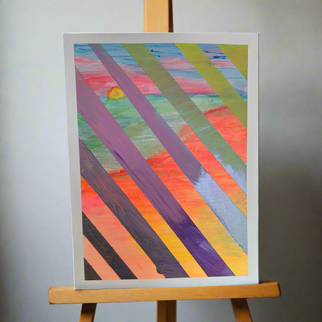 Fragmented horizons - DJB ArtPainting, canvas, artwork, art, unique