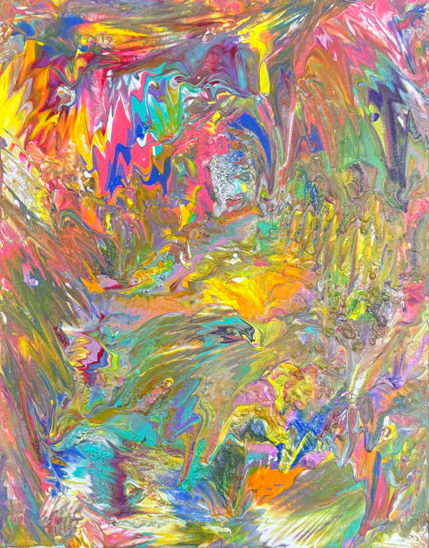 Cosmic Awakening - DJB ArtPainting, canvas, artwork, art, unique